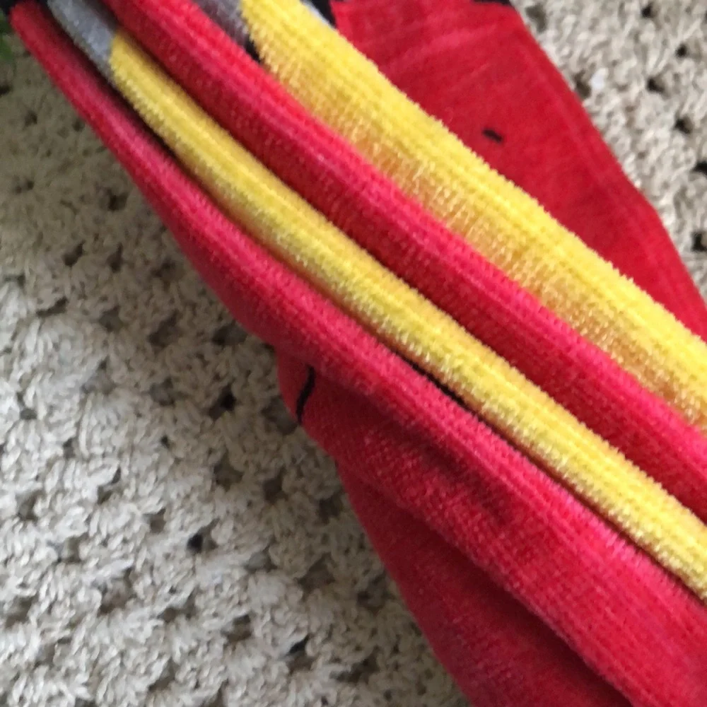 BBQ Party Ketchup & Mustard Kitchen Towel - Yellow & Red